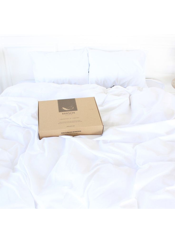 Постельное белье (m182161) Mirson Ranforce Elite 11-2107 White 143х210х2 (366566656)