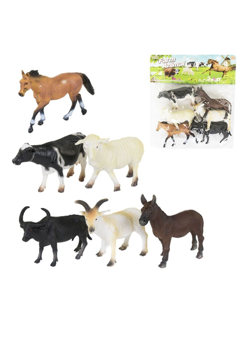 Набір домашніх тварин "Farm Animal", 6 штук Jia yu toy (293968715)