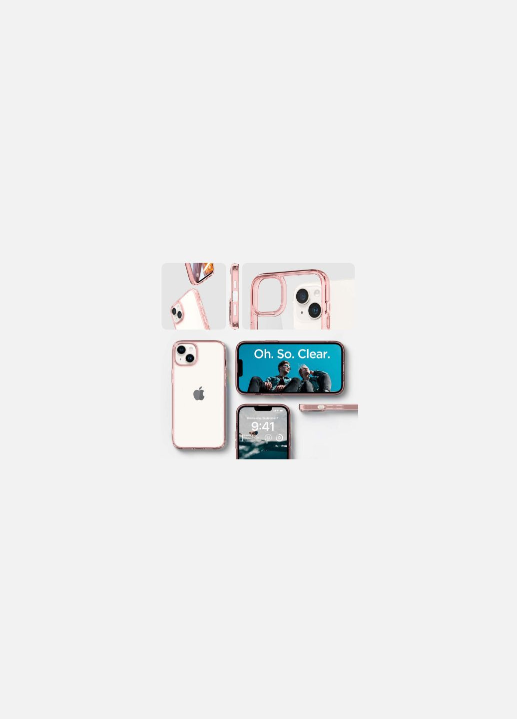 Чехол для мобильного телефона Apple iPhone 14 Plus Ultra Hybrid, Rose Crystal (ACS04897) Spigen apple iphone 14 plus ultra hybrid, rose crystal (275077300)