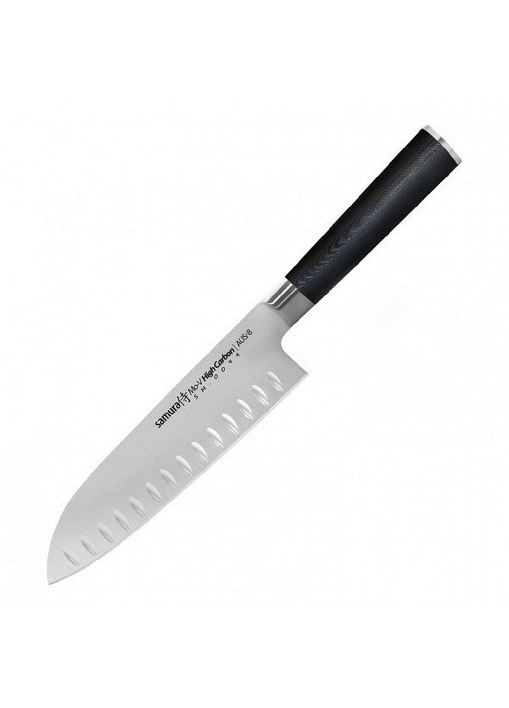 Нож кухонный сантоку 175 мм Samura чёрные,
