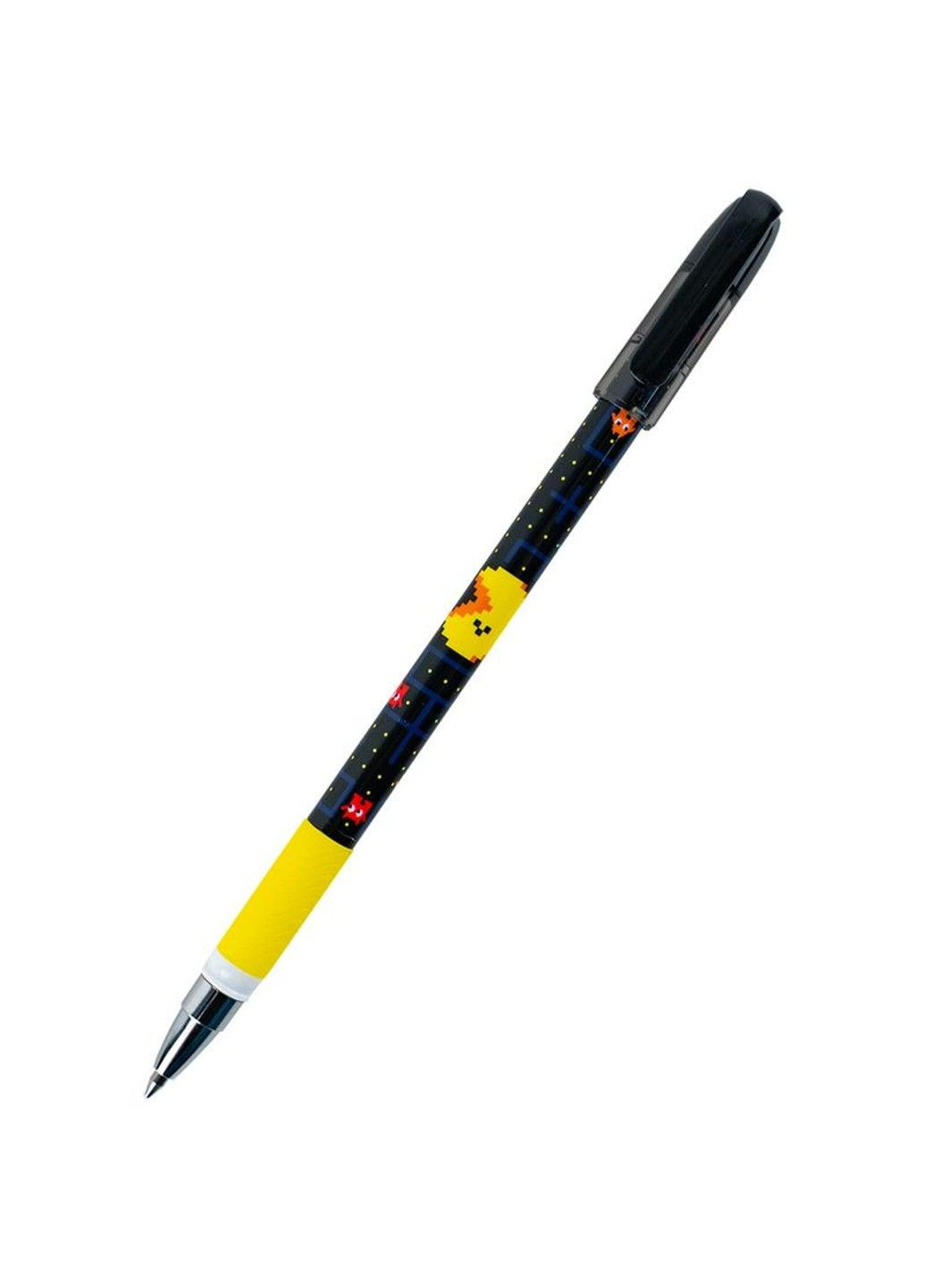 Ручка гелева "пиши-стирай" з гумовим гріпом 0,5мм,синя Let's play К24-068-1 Kite (292144682)