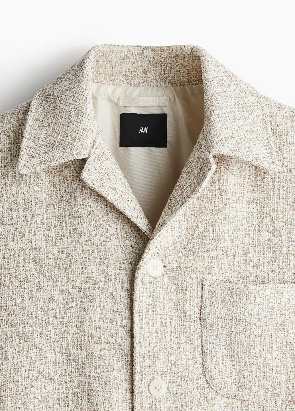 Світло-бежева демісезонна куртка H&M