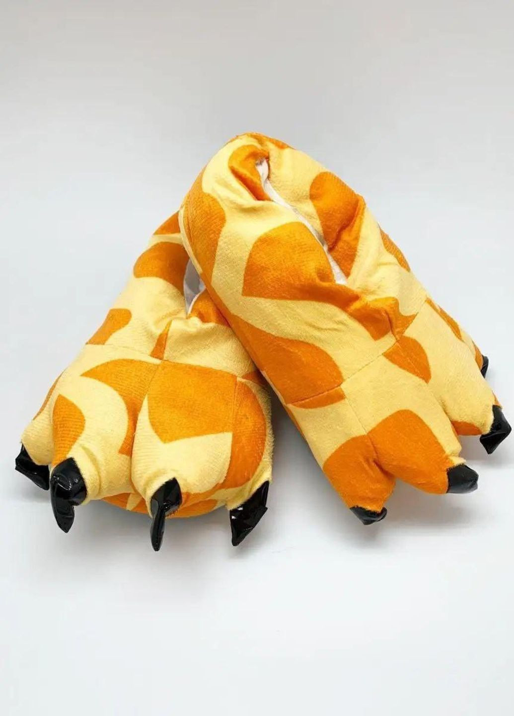 Плюшеві дитячі капці лапи жираф для кігурумі My Kigu (366874084)