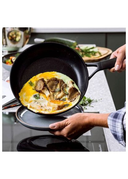 Сковорода (CC003292-001) KitchenAid CFA 24 см з керамічним покриттям (369880373)