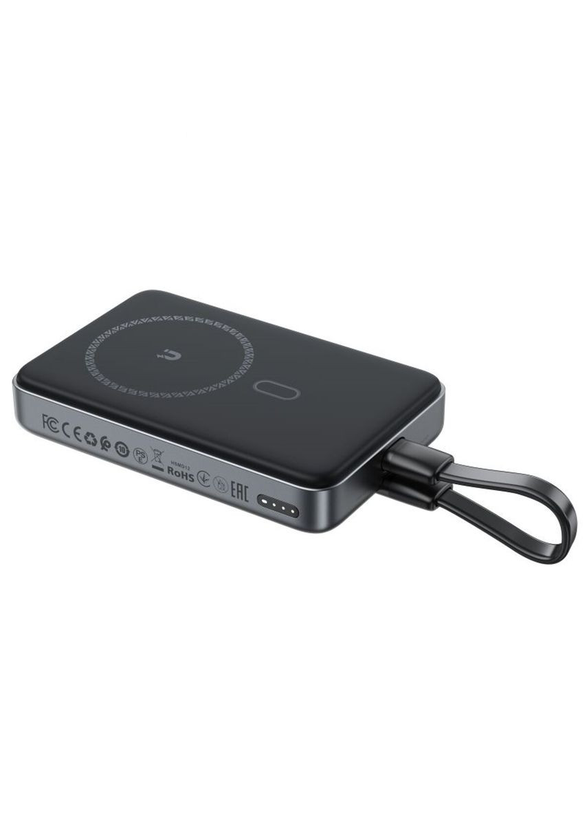 Зовнішній акумулятор M10-10000 PD30W magnetic wireless charging power bank with cable Black Acefast (317558173)