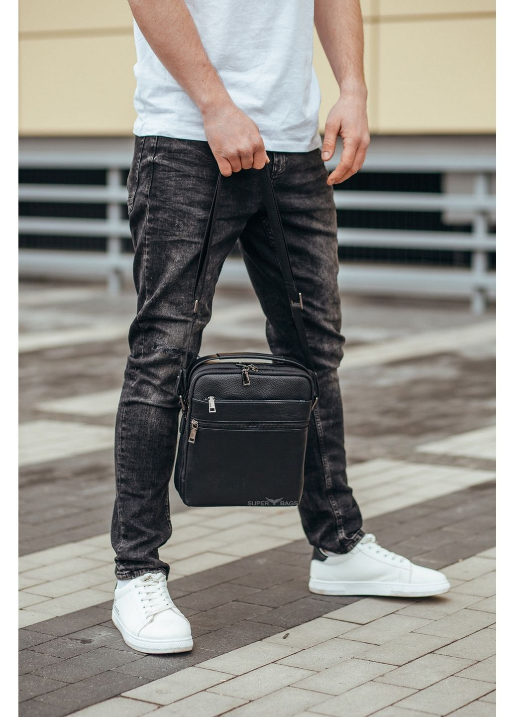 Чоловіча шкіряна сумка Tiding Bag (315874319)