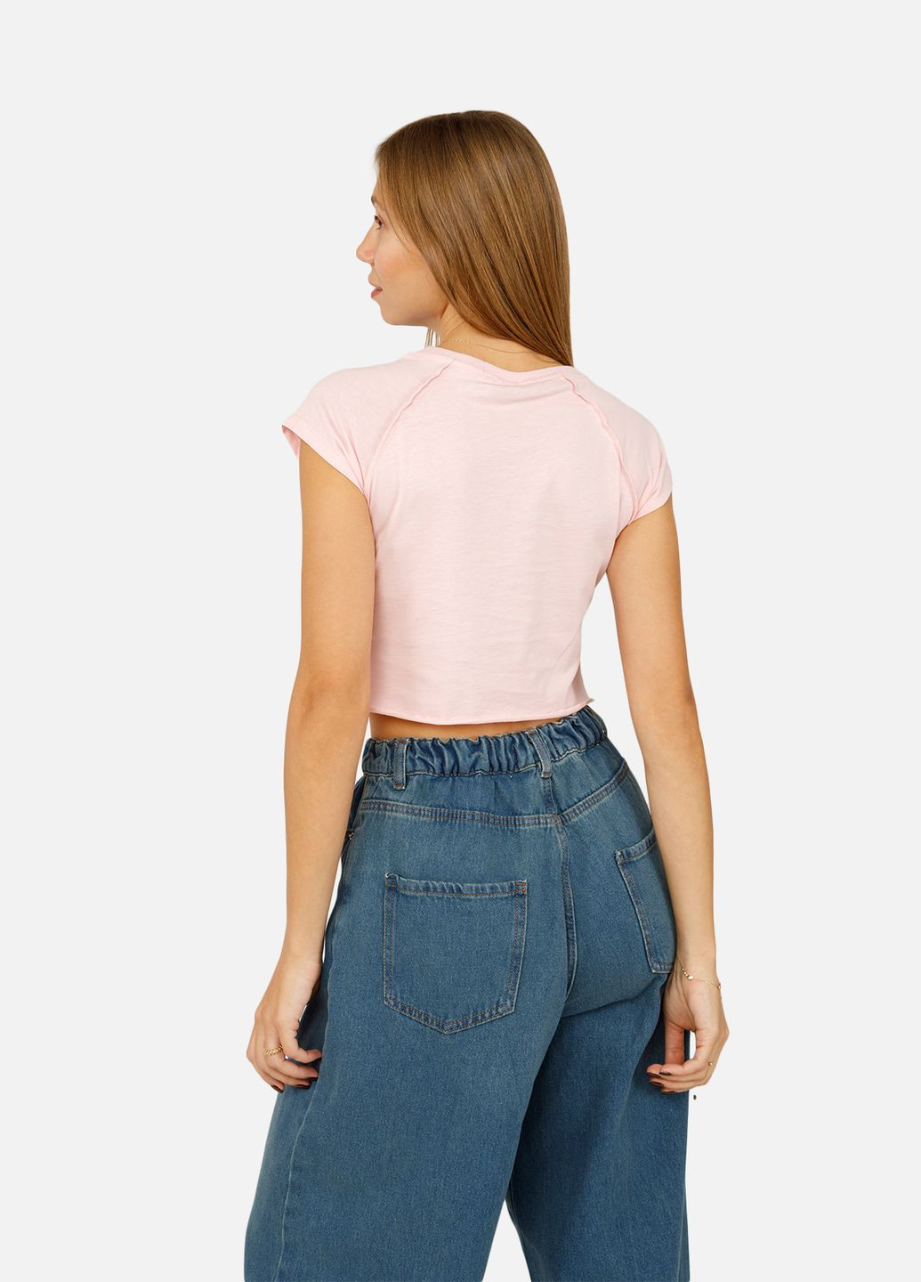 Жіноча футболка з коротким рукавом колір рожевий CB-00255015 Divon - (319059580)