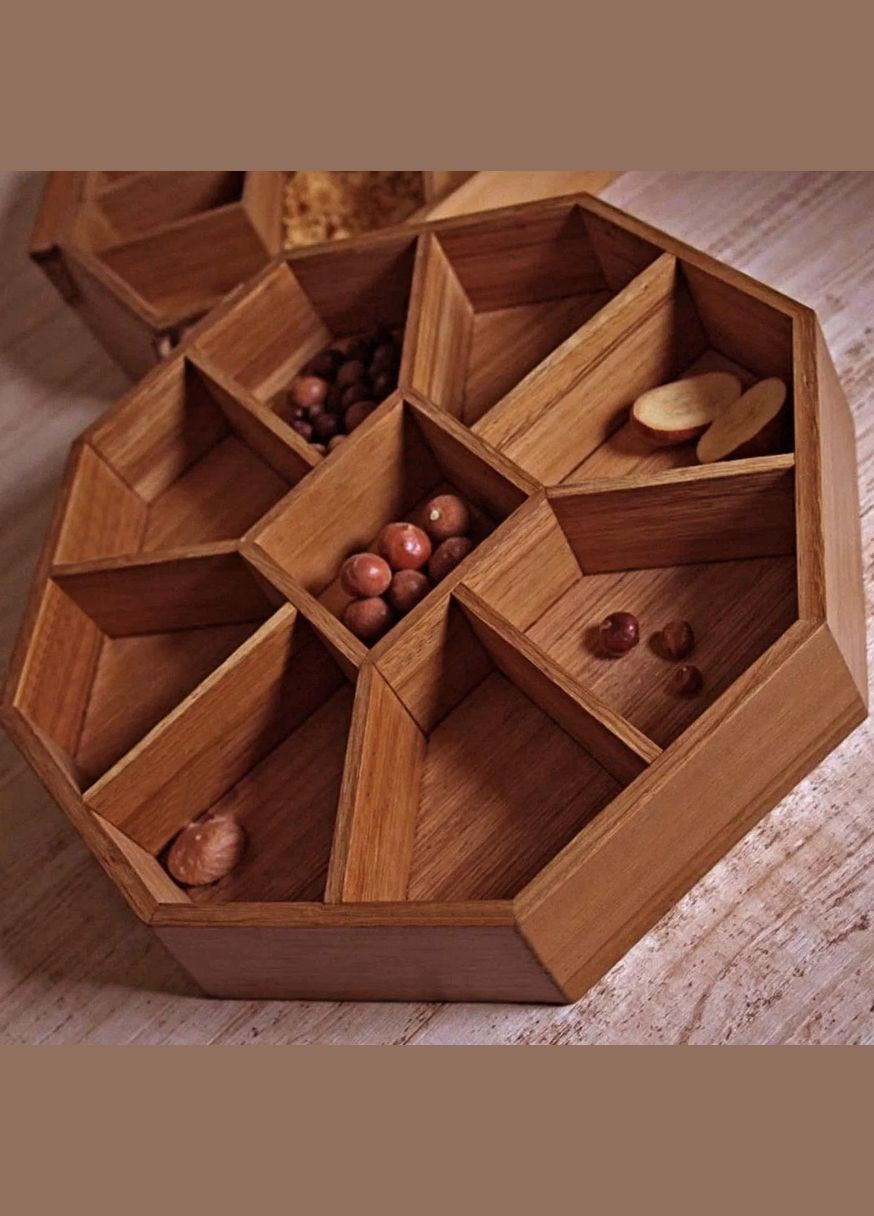 Менажница из дерева Ренталь шафран (МЕН-009706) No Brand (327847006)