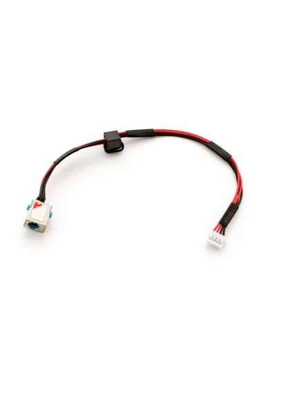 Роз'єм живлення ноутбука з кабелем для Acer PJ253 (5.5mm x 1.7mm), 4-pin, 19 см (A49044) No Brand для Acer PJ253 (5.5mm x 1.7mm), 4-pin, 19 см (400156552)