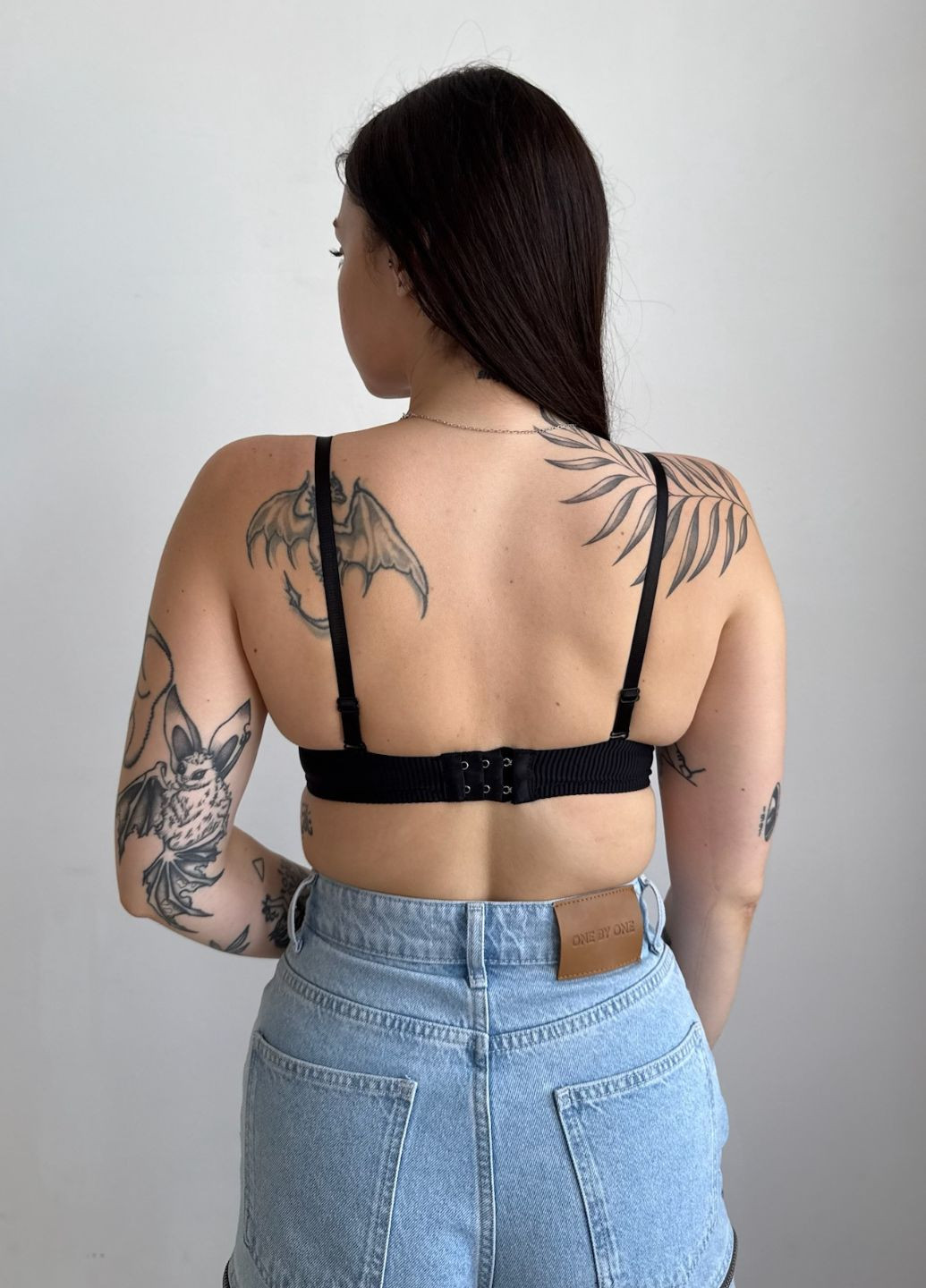 Чёрный бюстгальтер без косточек коллекции «эстетика» VIDCHUY