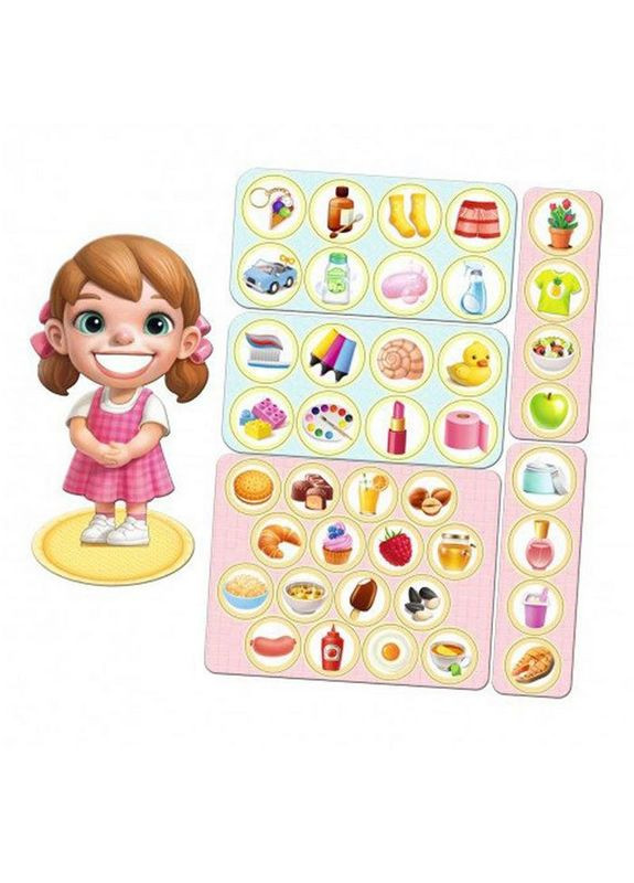 Дерев'яна настільна гра «Їстівне-неїстівне» Ubumblebees (365641055)