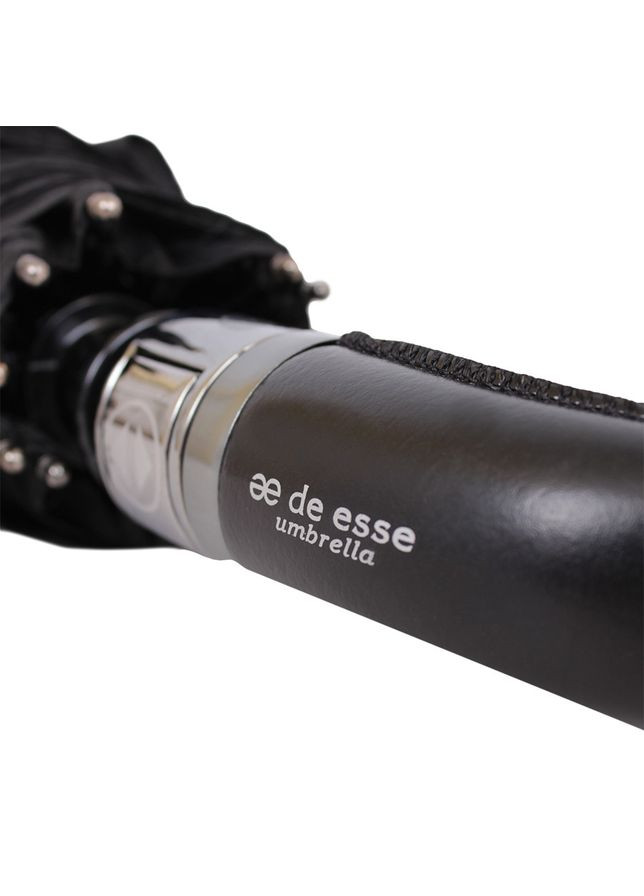 Парасолька складана 3131 автомат Чорна De Esse (362177444)