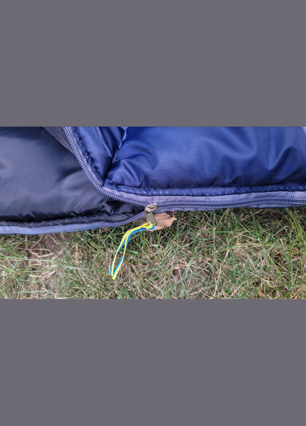 Спальний мішок ЗИМА (ковдра з капюшоном), Синій, ширина 90 см Украина ТД (318020537)