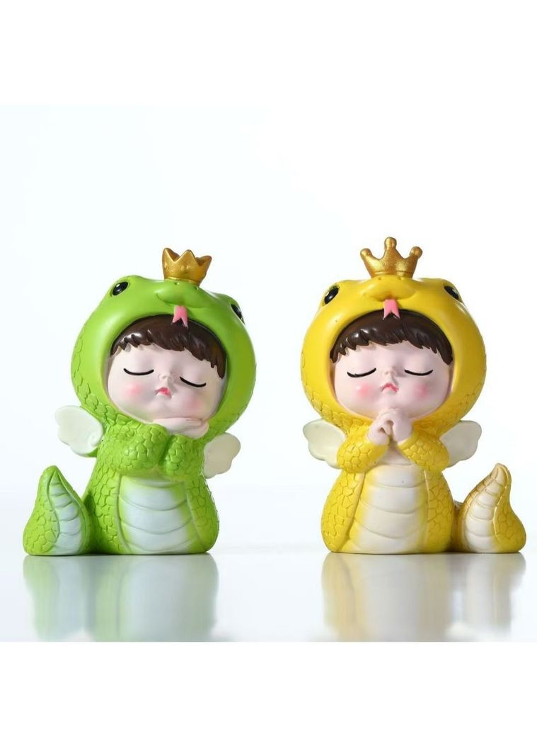 Милая статуэтка малыша в костюме Змеи – символ 2025 года No Brand (307790782)