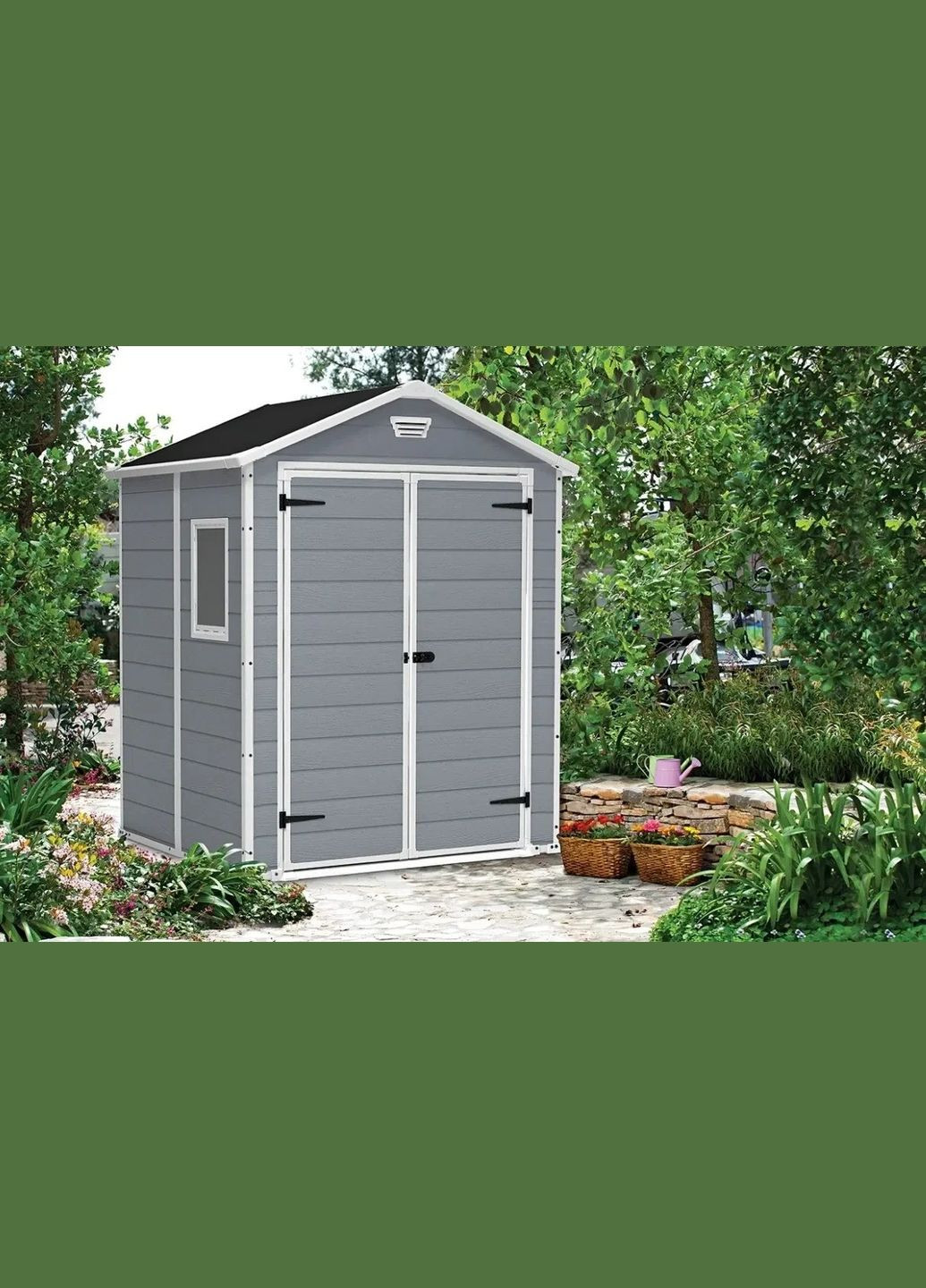 Сарай садовий пластиковий (будиночок) MANOR 6x5 (17197128) Keter (334004727)