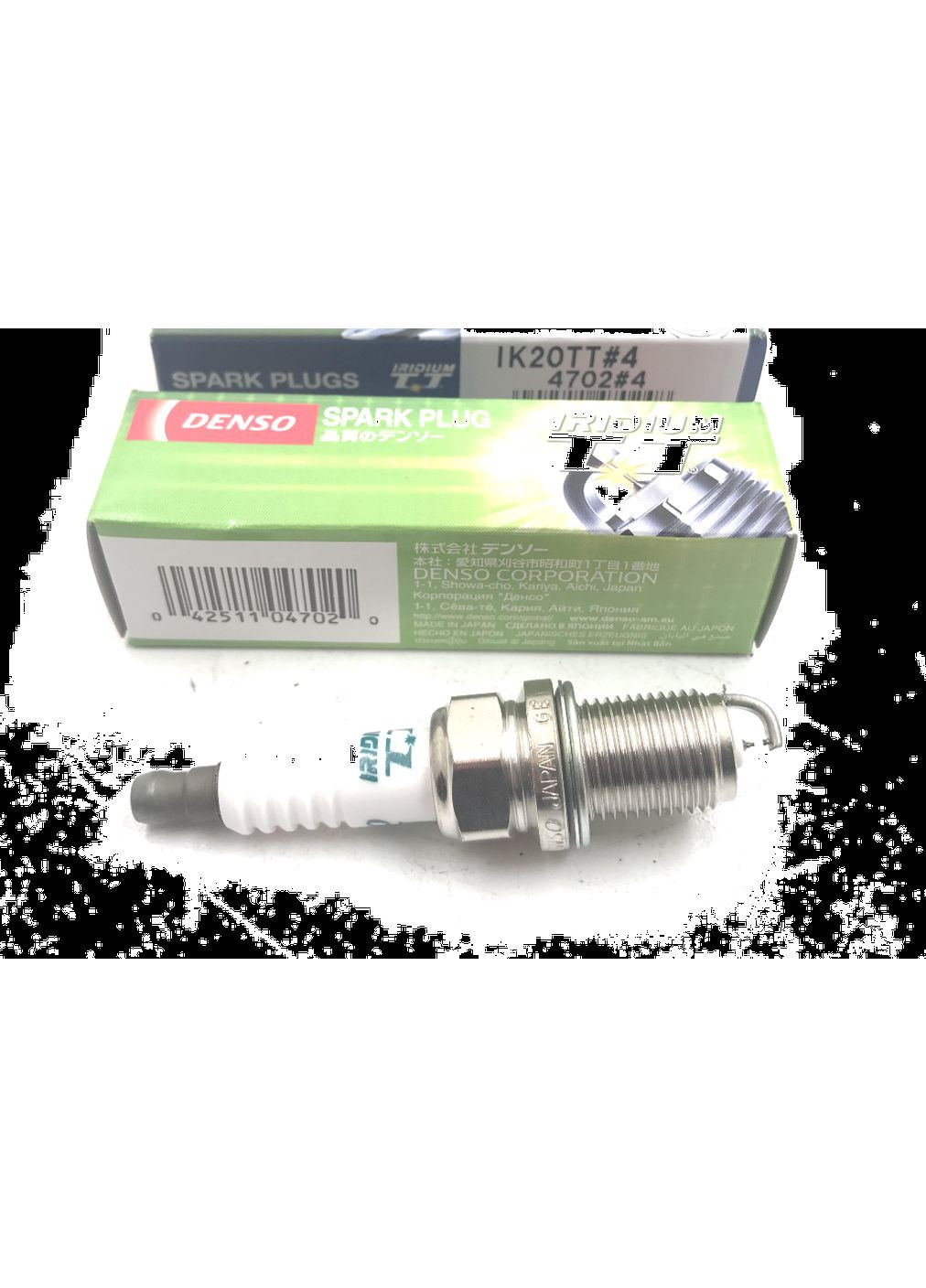 Свіча запалювання ірідій IK20TT, Outlander 2.4, Lancer 1.6 2003-2013 OEM MN119487 Denso (345735400)