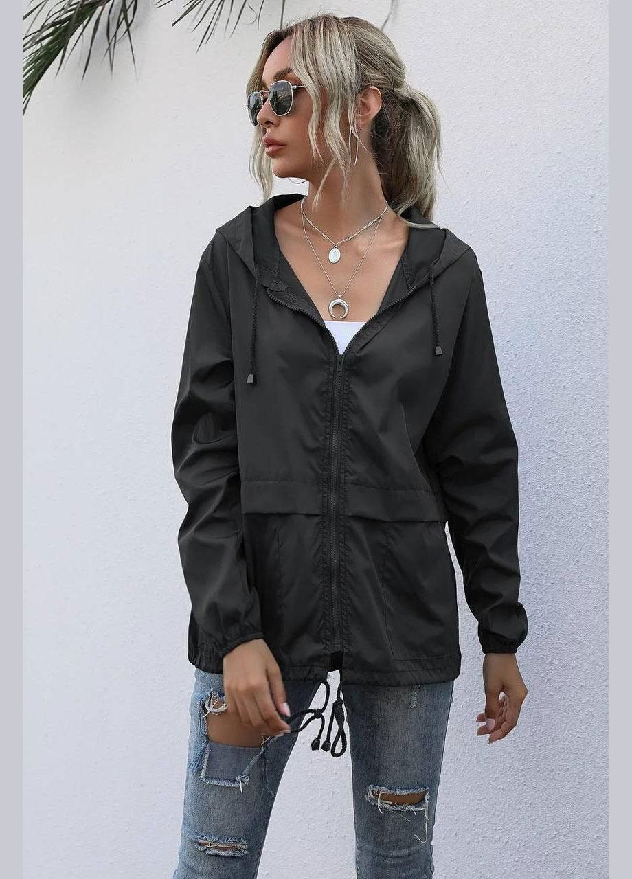 Женская ветровка на подкладке с капюшоном Fashion Girl (301263641}