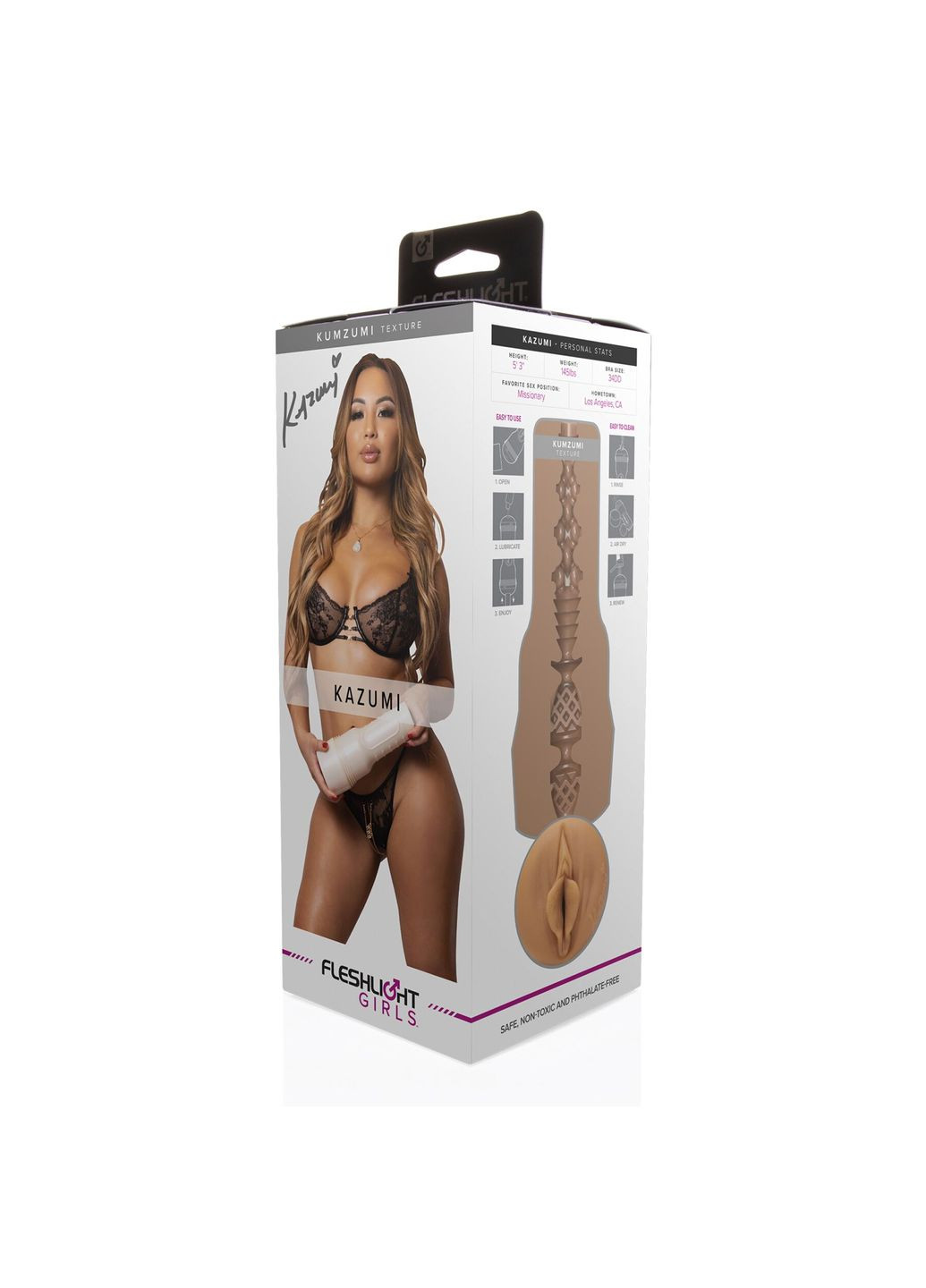 Мастурбатор Girls: Kazumi - Kumzumi, из слепка вульвы - CherryLove Fleshlight (339867120)