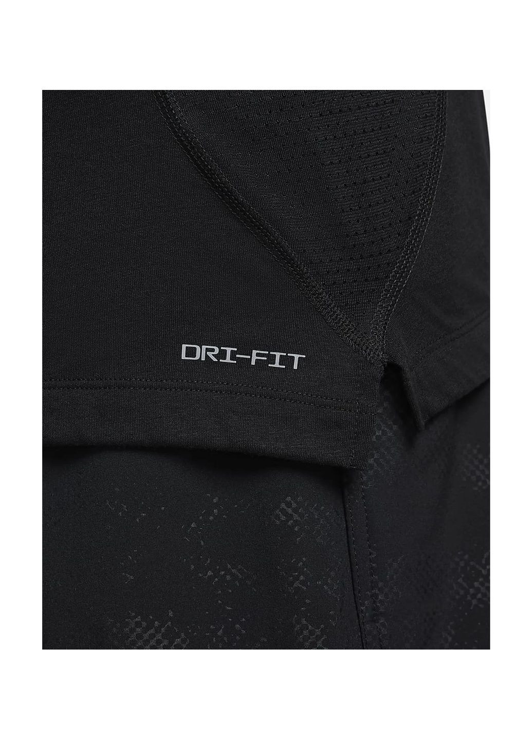 Чорна футболка чоловіча dri-fit flex rep black Nike