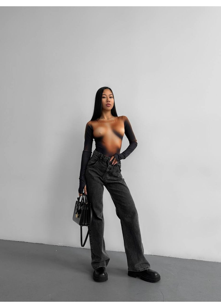 Жіноче боді з принтом MonCher (361676544)