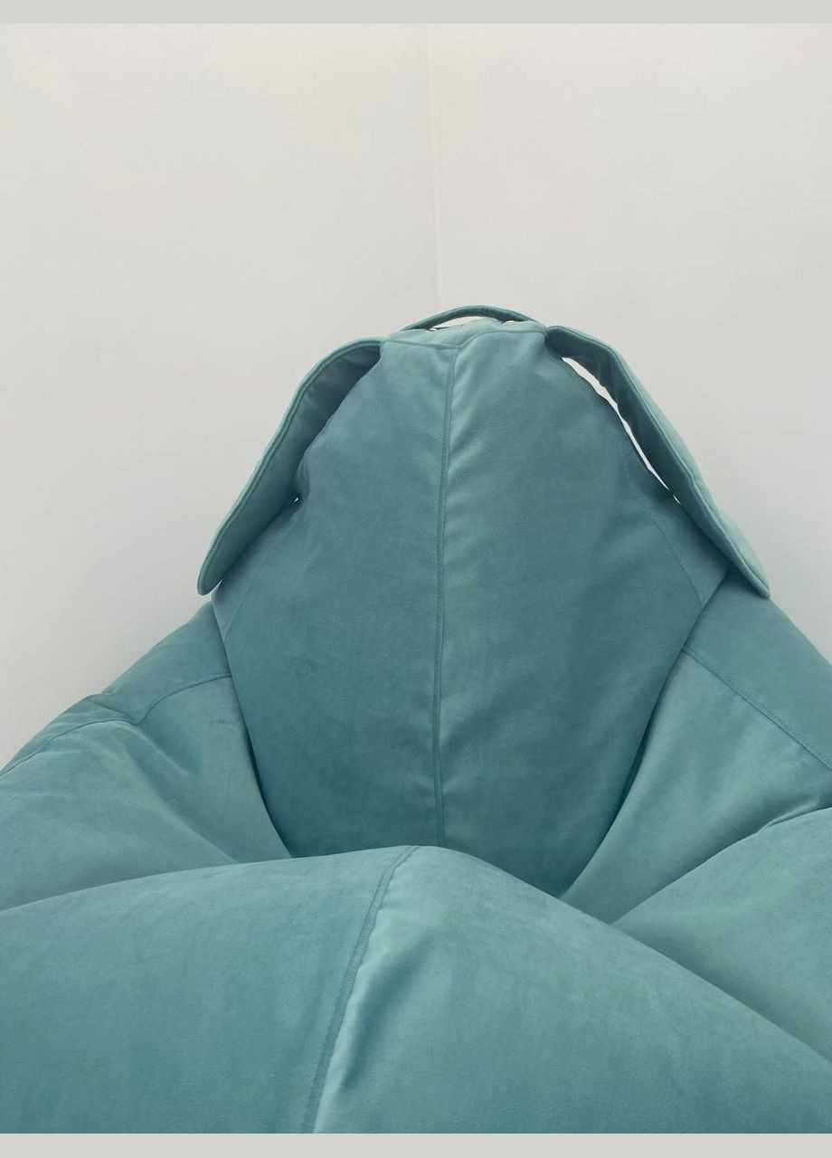 Крісло-мішок Зайчик Груша, MEGA XXXL - 160х120 Оксфорд 600D.PU.WR 363 SkyPuff (339871690)