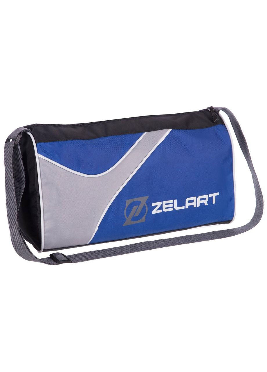 Сумка спортивна GA-4124 (поліестер, р-р 39х29х21см, синій) Zelart (361435277)