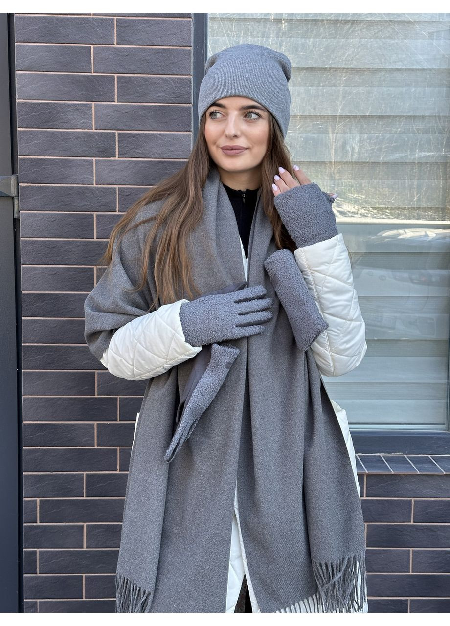 Шарф кашеміровий палантин жіночий теплий No Brand (359429685)