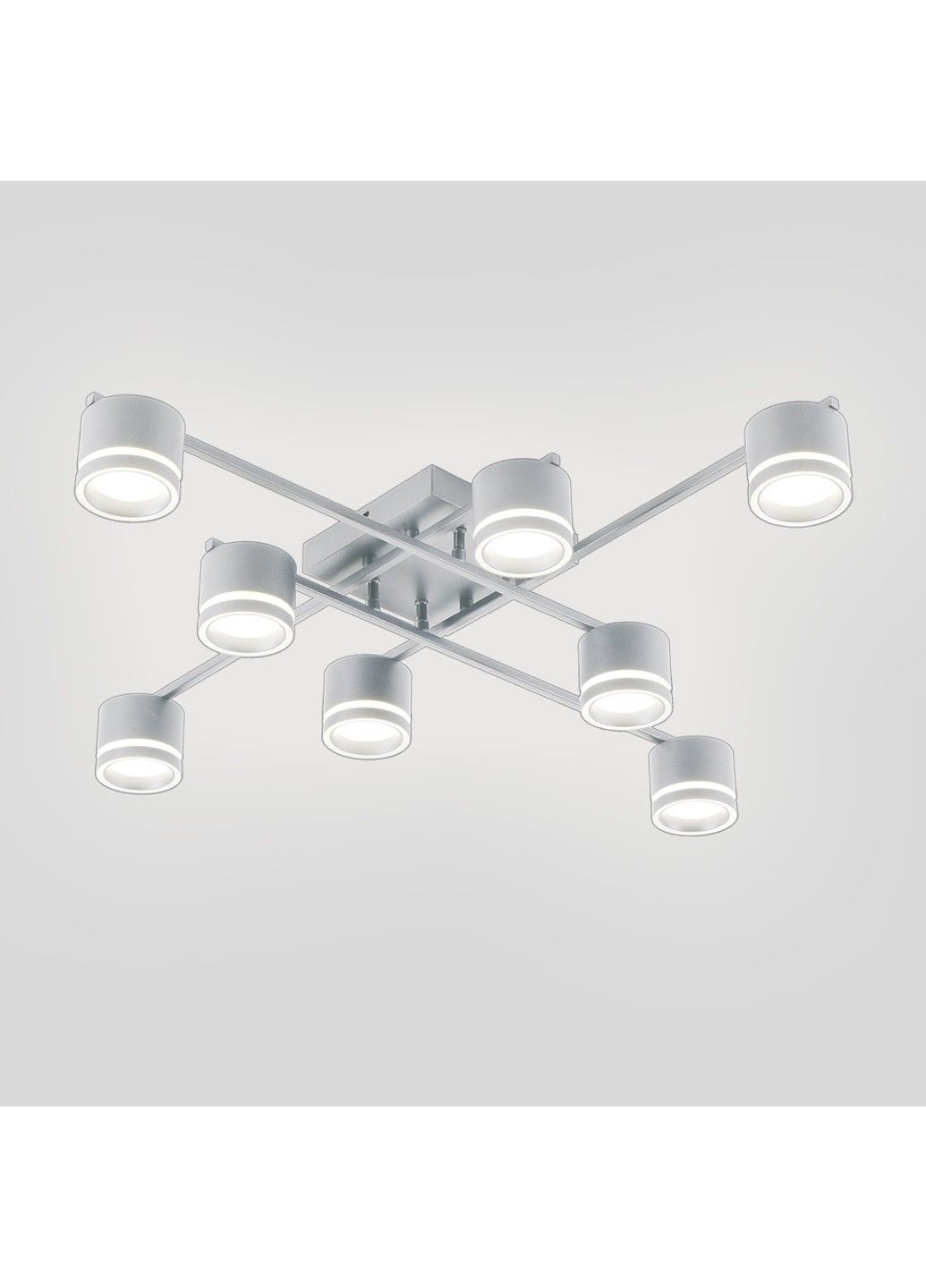 Люстра GELA 8R 820x820x140 мм Белая на 8 ламп GX53 ESLLSE (317744243)