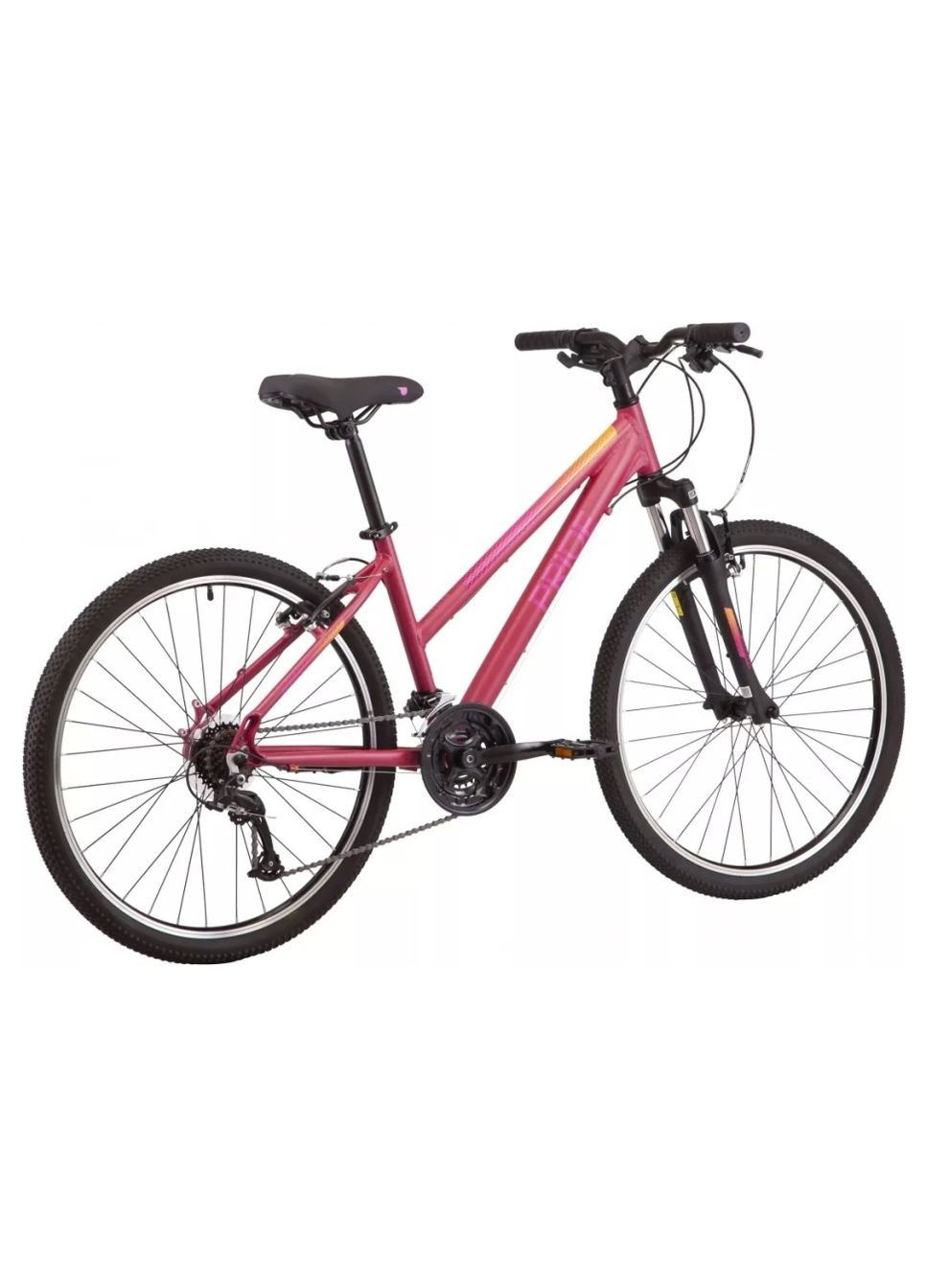 Велосипед 26" STELLA 6.1 рама - M 2023 бордовий (задній і передній перемикачі та манетка - MICROSHIFT) (SKD-85-99) Pride (315033077)