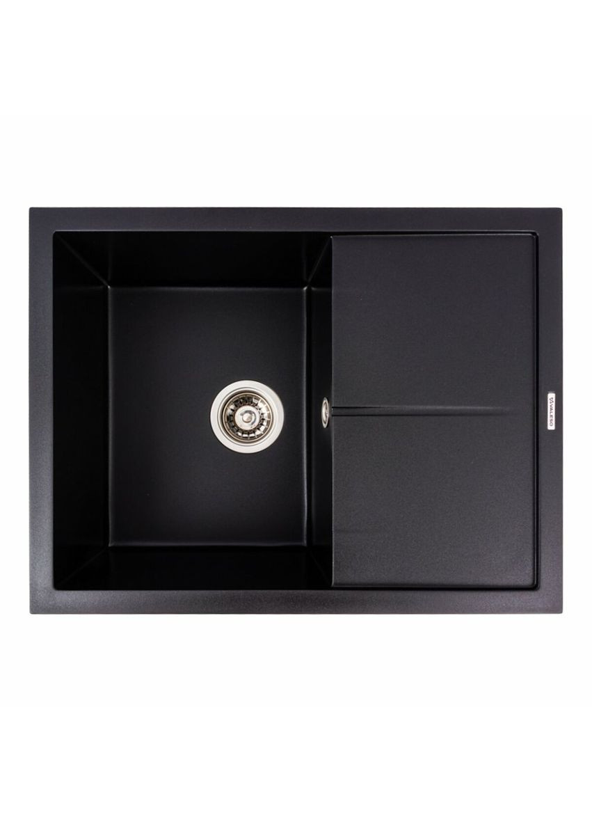 Гранитная мойка 6550 CRIPTA (чёрная) Valeso (337718042)