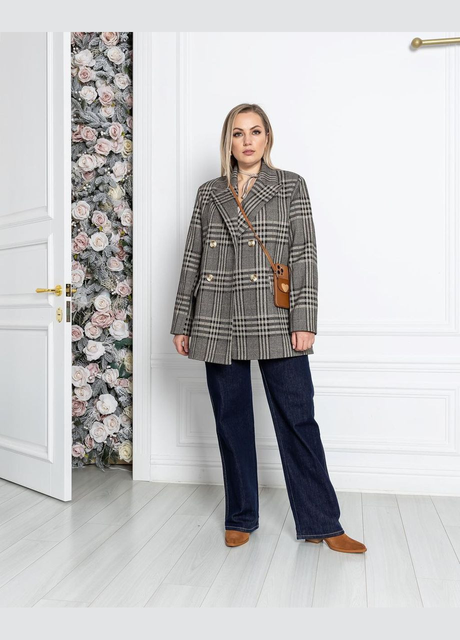 Серый женский жакет кашемировый палермо 56 серый 0447 Vlavi - всесезон