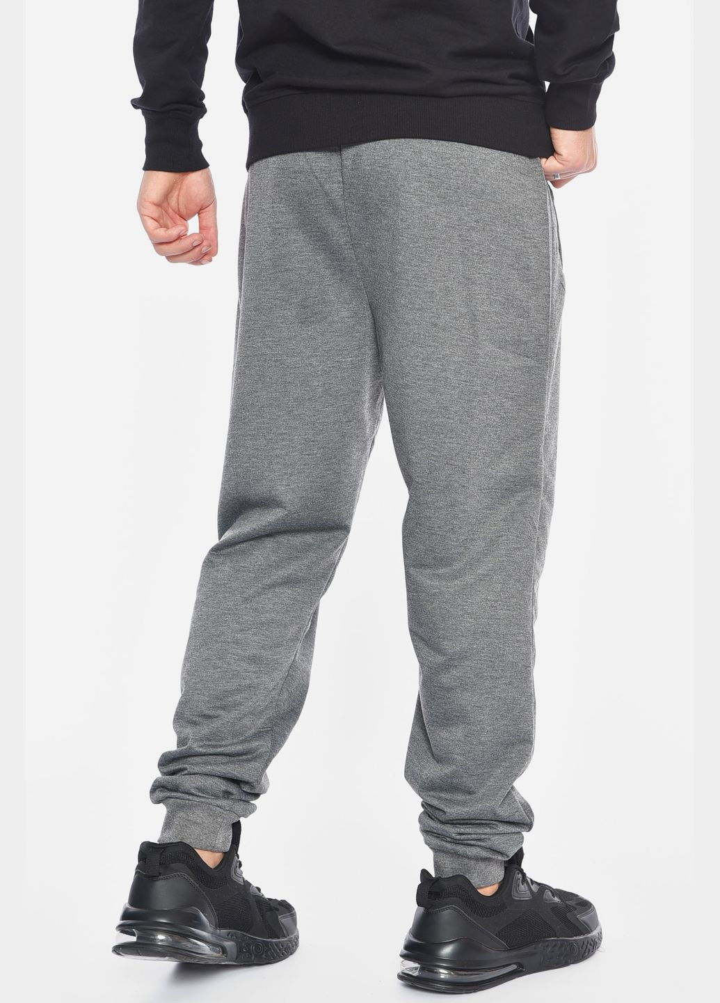 Серые спортивные демисезонные зауженные брюки Let's Shop
