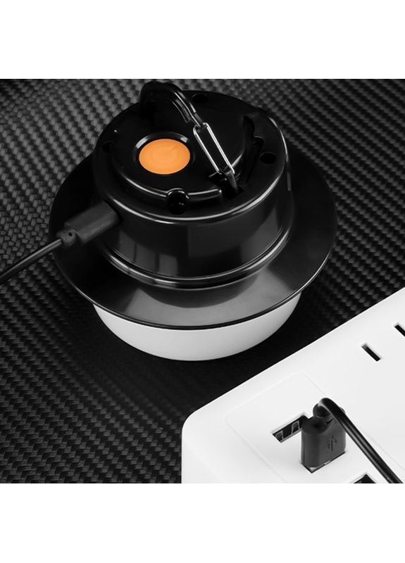 Подвесной походный кемпинговый LED фонарь на аккумуляторе 500 мАч с карабином BL-3439 Black X-Balog (350349025)