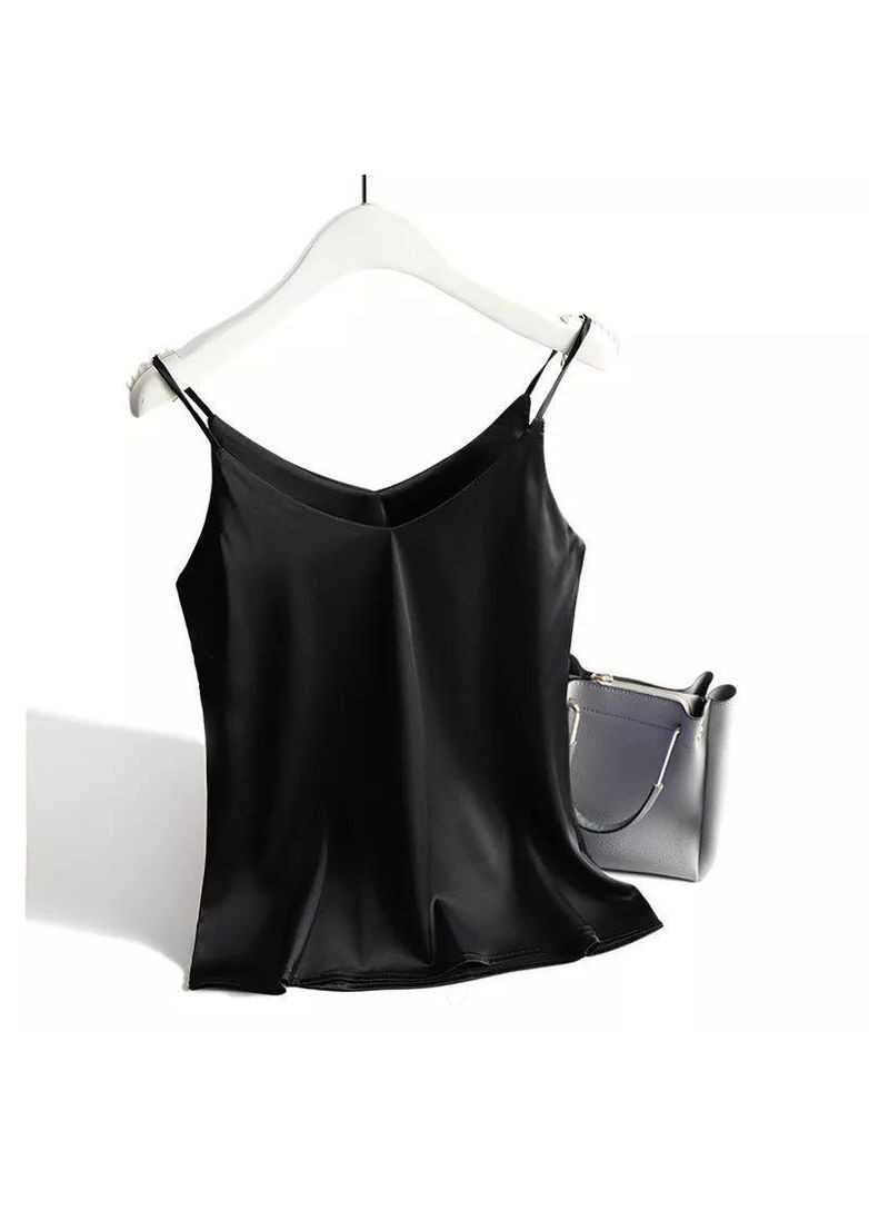 Атласный топ на бретелях Adelante — 324828152