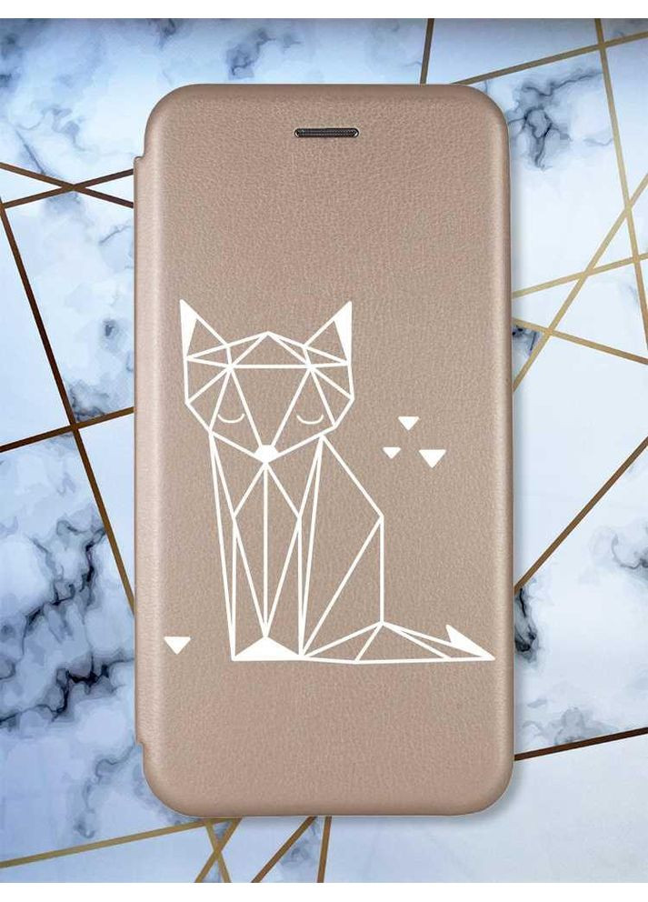 Чохол-книжка з малюнком для Samsung Galaxy A24 Золотий:: Лисиця (принт 127) Creative (360702311)