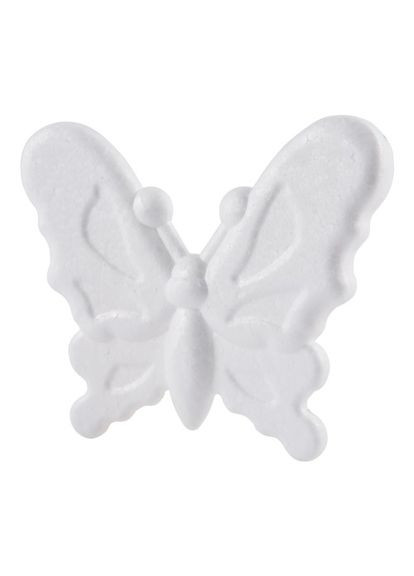 Пінопластова заготовка Метелик 743091 14 см білий Santi (364761647)