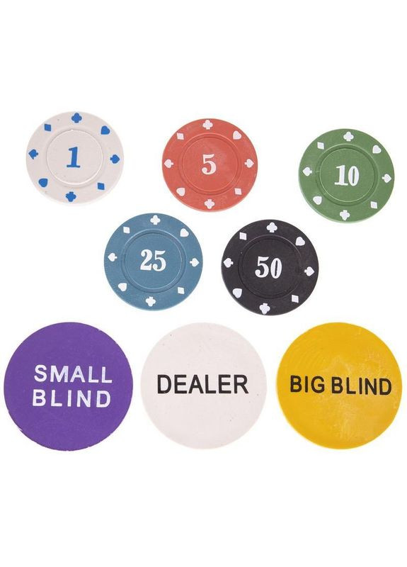 Набір для покеру в металевій коробці 538-045 200 фішок SP-Sport (323217249)