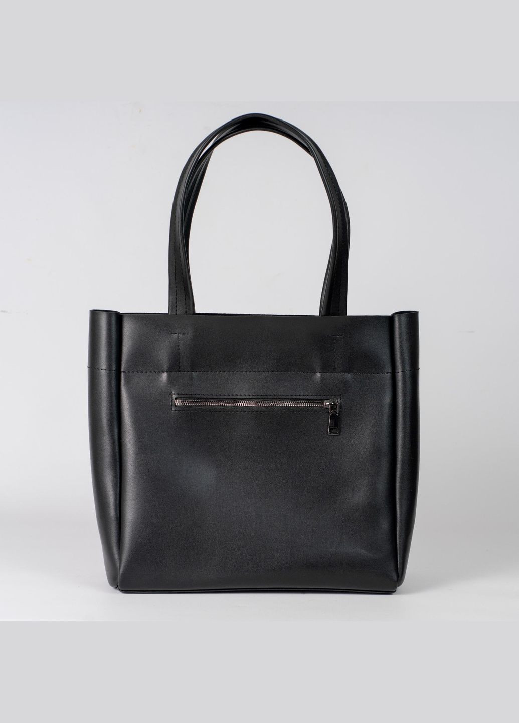 Сумка женская Шопер функциональная черная из экокожи NIUNIU (331111614)