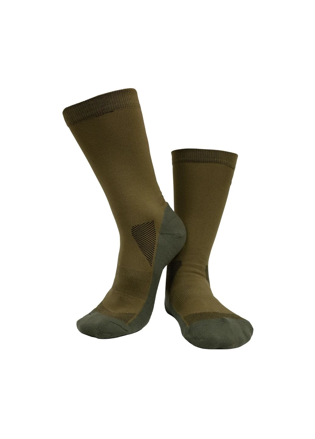 Оливковые носки короткие tribe trekking t-kb-0010 оливковые 80% хлопок (401267303)
