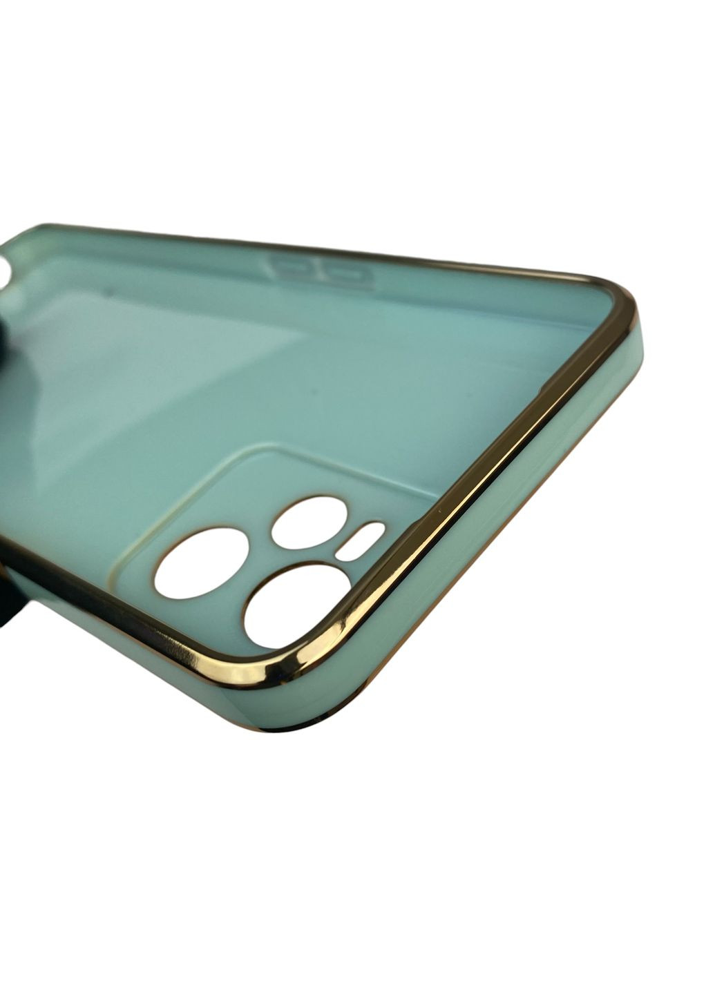 Чехол для Galaxy A14 5G SM-A146 с защитой камеры с золотой окантовкой на самсунг а14 бирюзовый gs1 Samsung (366233781)