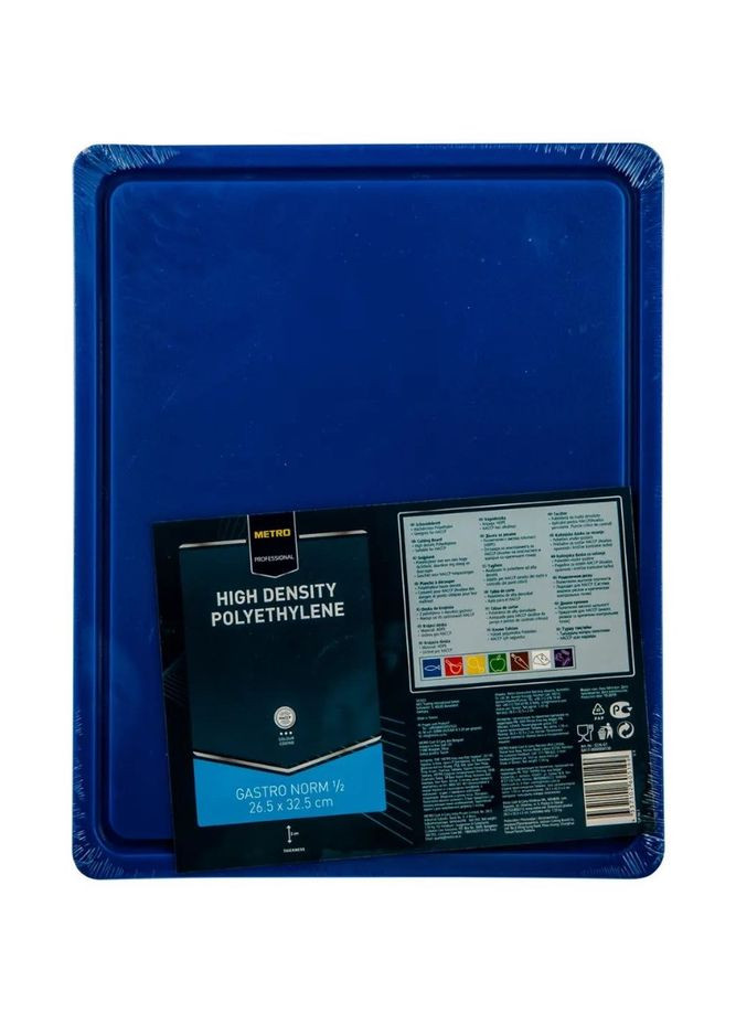 Кухонная доска для нарезки Metro Professional 1\2 прямоугольная синяя 26.5 см No Brand (289478902)