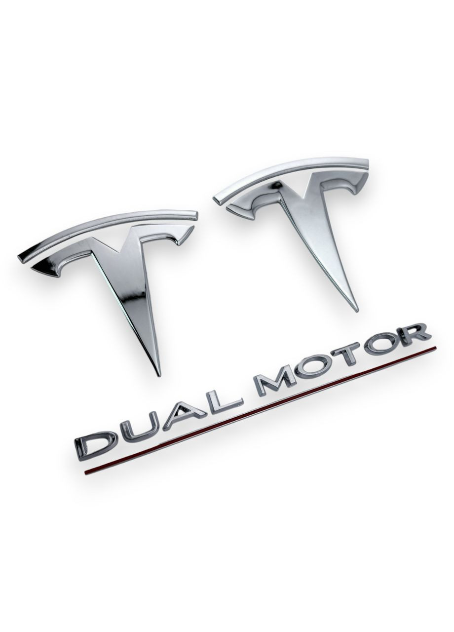 Комплект эмблем на капот и багажник Model 3+ надпись на багажник Dual Motor Performance Tesla (364463727)