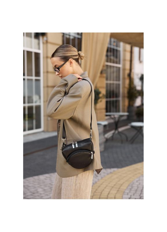 Жіноча сумка кроссбоді Sofi чорна Sambag (358888075)