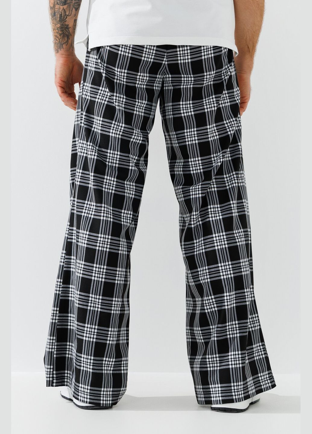 Черно-белые кэжуал демисезонные брюки LAWA