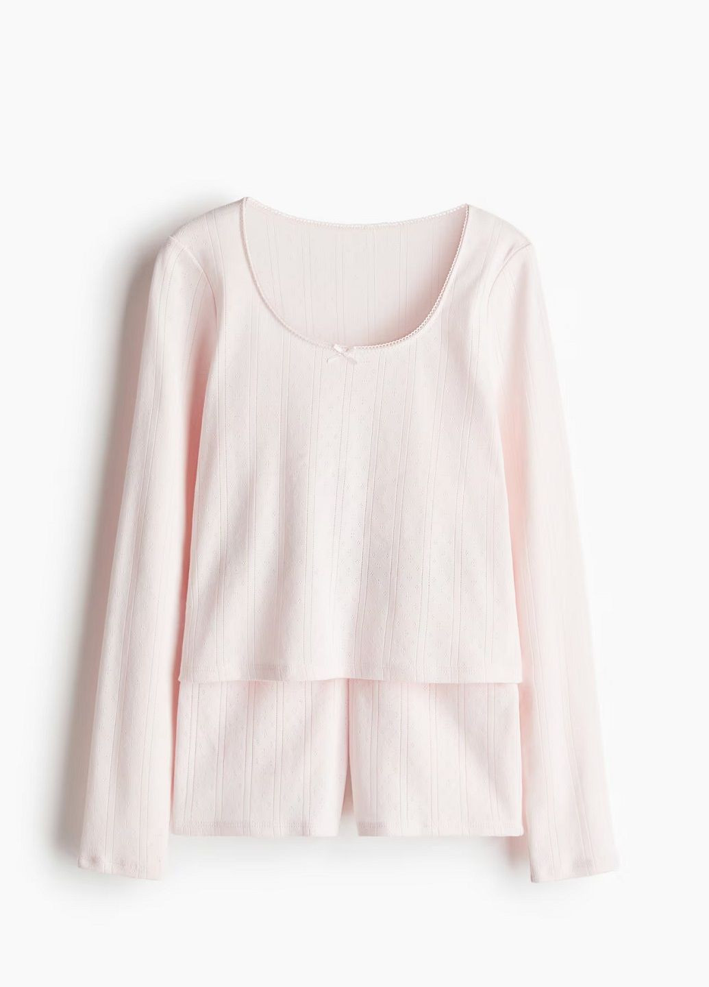 Светло-розовая всесезон пижама H&M