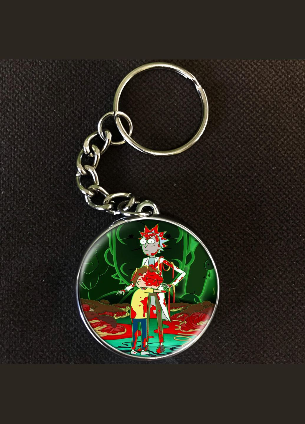 Брелок Рік і Морті #08 silver No Brand (327219615)