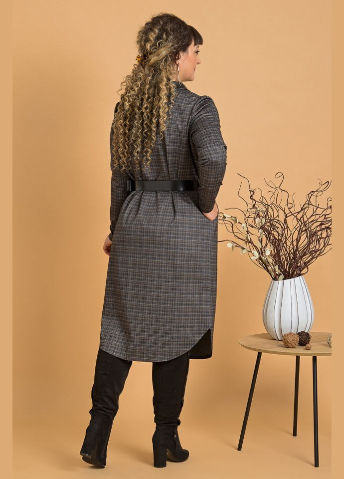 Коричневое платье 14336-2 Alenka Plus