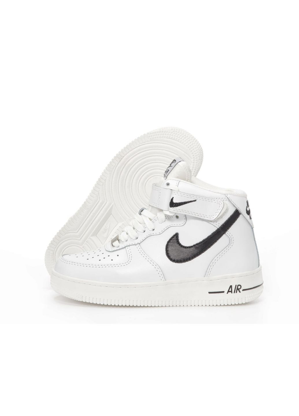 Кросівки зимові жіночі і чоловічі Nike Air Force 1 winter high white fur | Найк Аір Форс 1 високі білі з хутром No Brand білі зими (309006113)