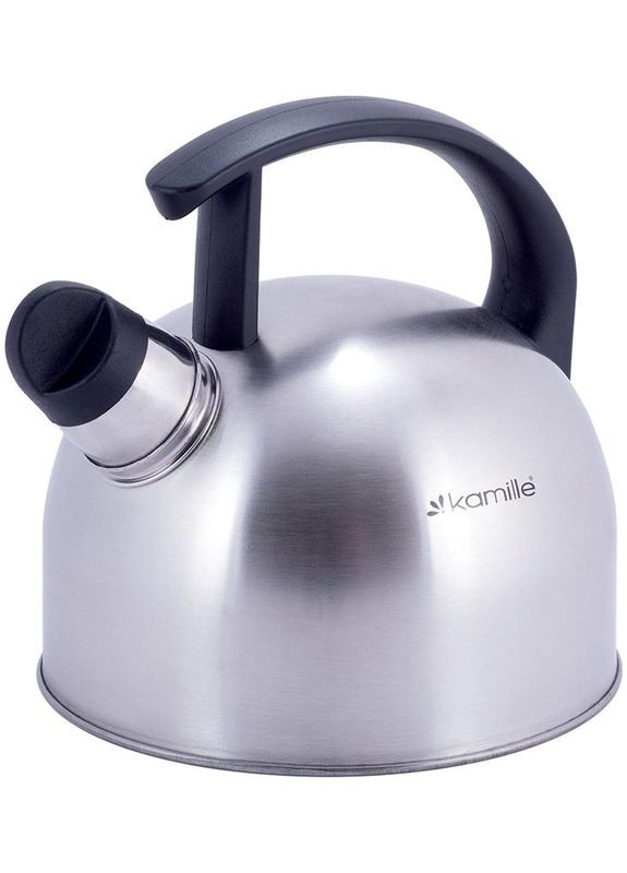 Чайник из нержавеющей стали 1,5л со свистком для чая и чаепития чайник для кипячения воды Kamille (368980841)