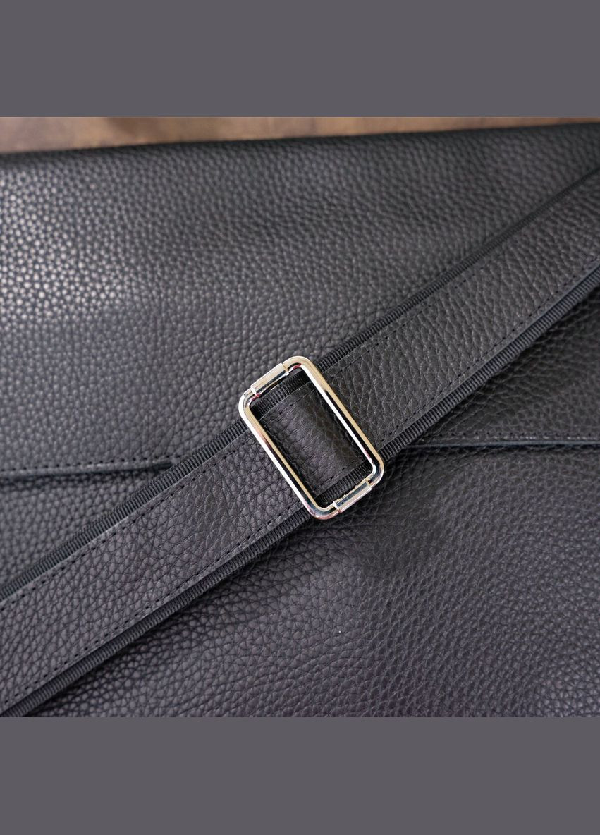 Сумка мужская через плечо кожаная 00997 Черный Shvigel (302008568)